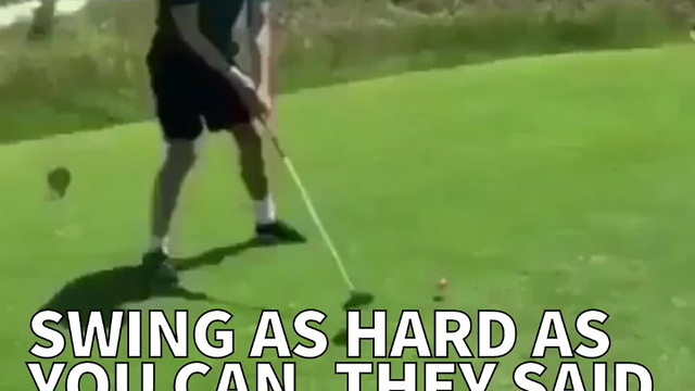 Swing As Hard As You Can, They Said. You'll Be Fine, They Said...