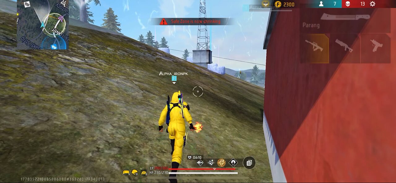 Free fire Solo vs Squad Gameplay IPhone Mobile Gameplay
