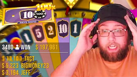 I GOT THE TOP WIN ON CRAZY TIME! (INSANE PROFIT)