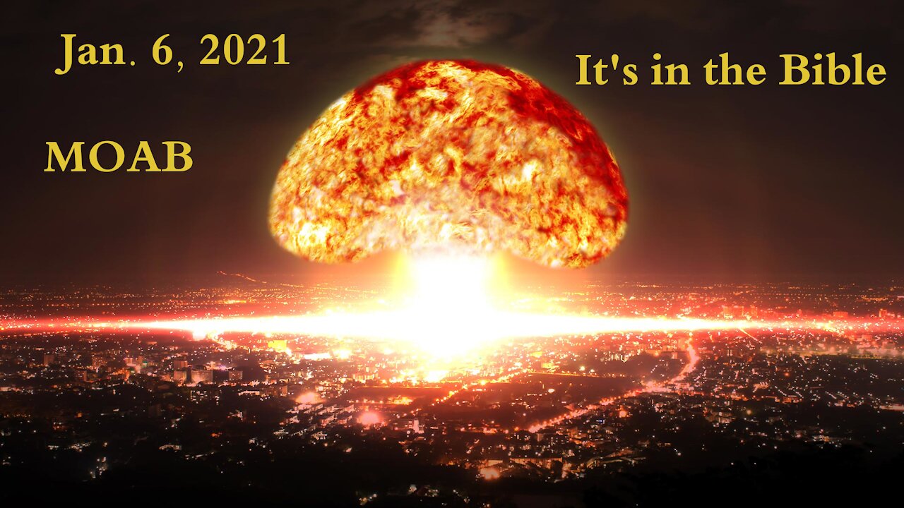 Jan 6, 2021 - Time for MOAB - It's in the Bible - Bible Study with Mimi