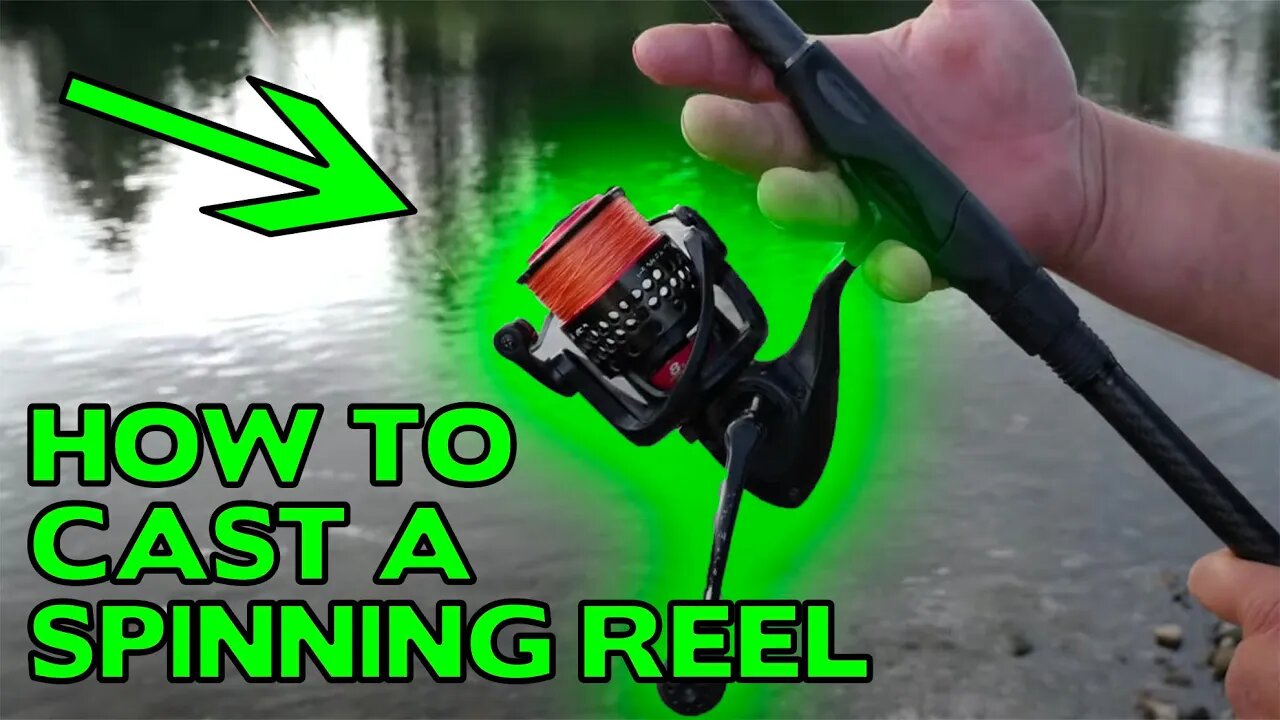 HOW TO Cast A SPINNING Reel. (EASY Fishing Tips)