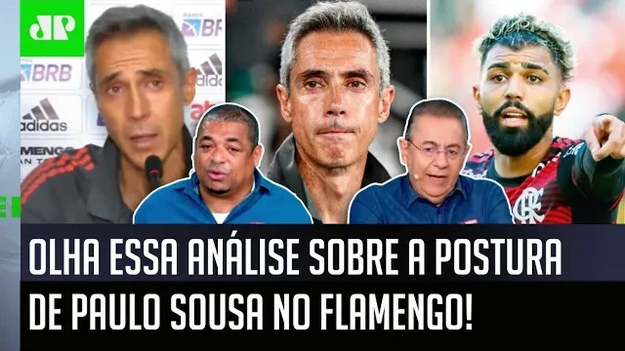 "Gente, é ESQUISITO! OBSERVEM como o Paulo Sousa está..." ANÁLISE sobre o Flamengo GERA DEBATE!