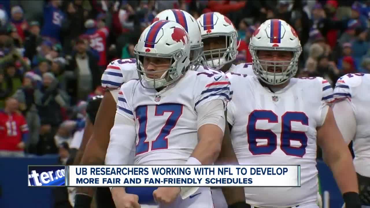 NFL working with Buffalo researchers to make schedule more 'fair'