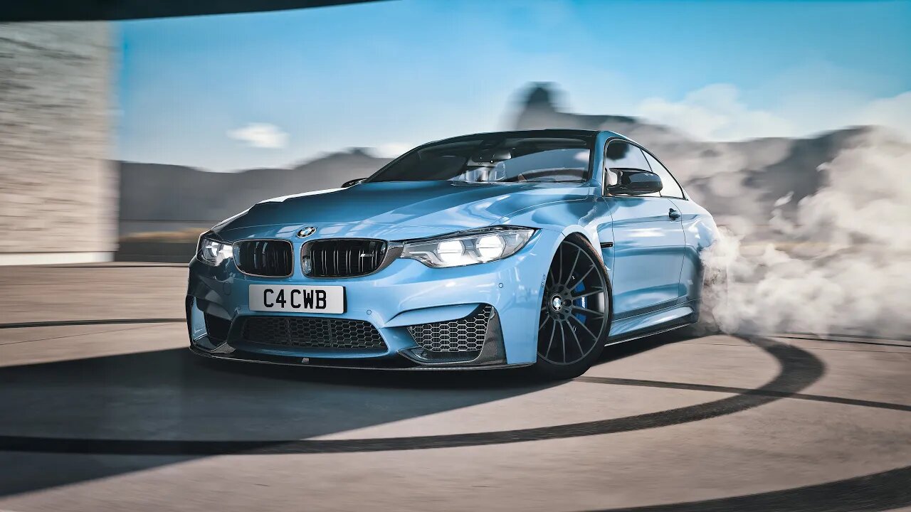 700 HP BMW M4 creates clouds #shorts