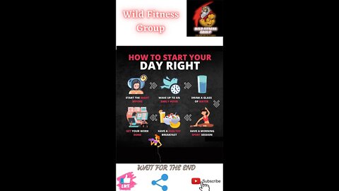 🔥How to start your day right🔥#shorts🔥#fitnessshorts🔥#wildfitnessgroup🔥14 march 2022🔥