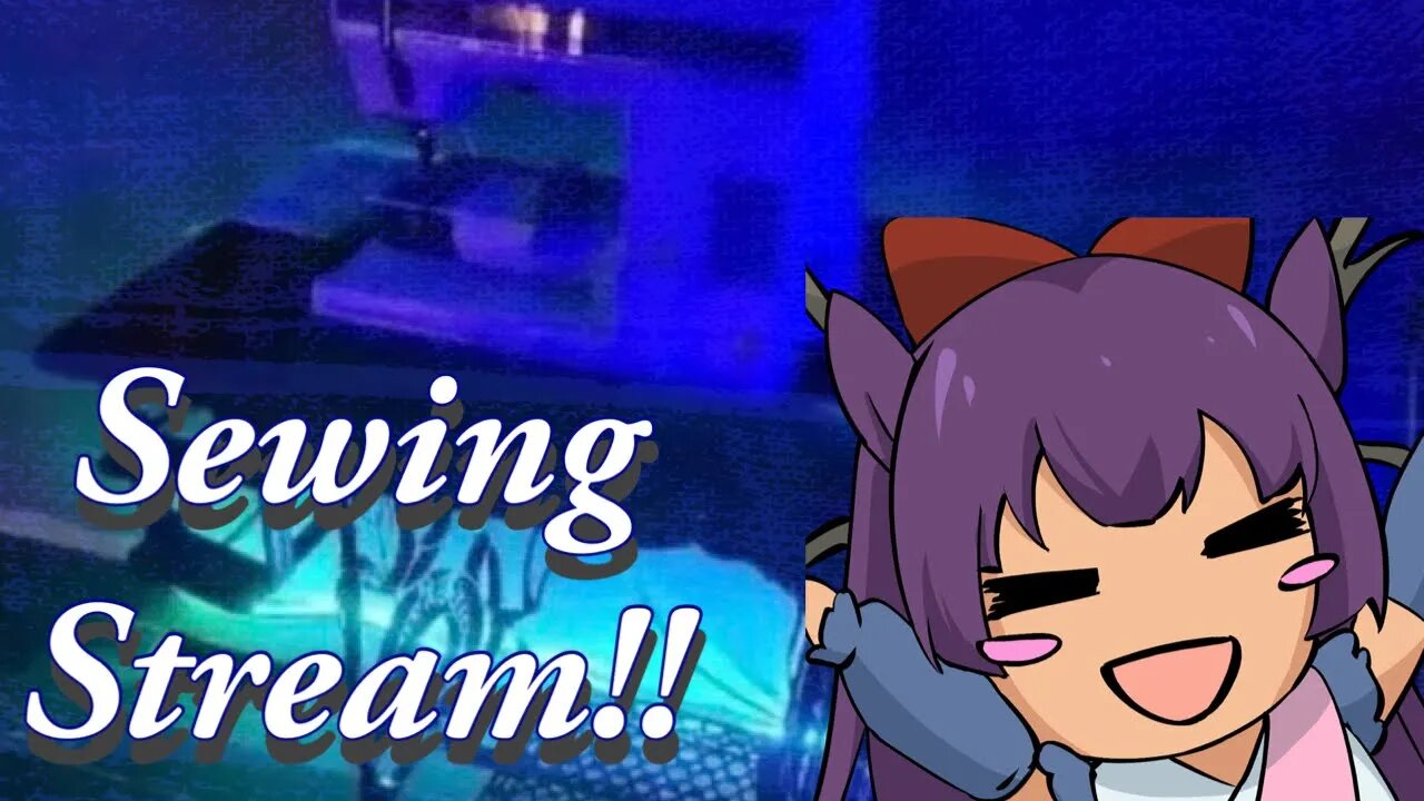 VTuber Sewing Stream! Saturn makes a baby blanket