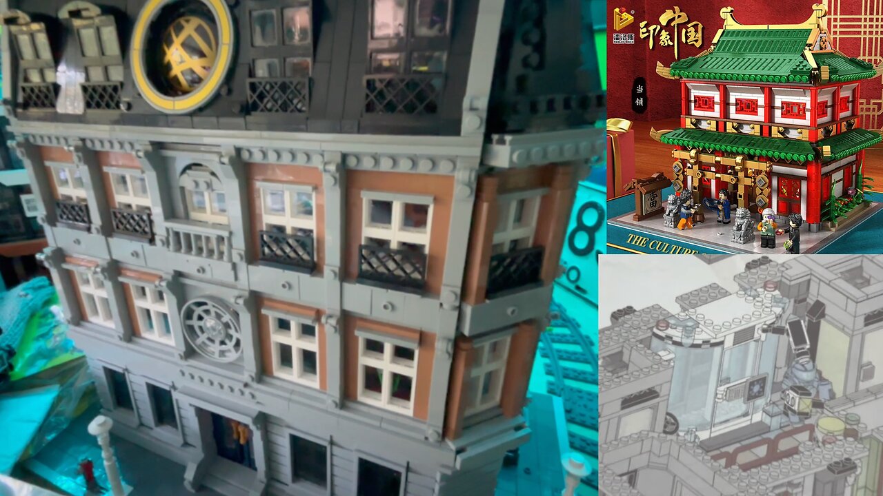 Panlos Magical Sanctuary done! Next up - Sanitarium, or Chinese Pawn Shop? (DTRA legos AN225 Malone)