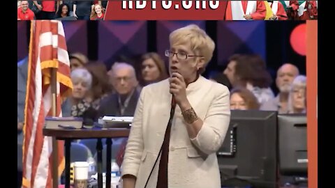 Human Rights Lawyer Leigh Dundas speaking now, electrifying speech, 4-16-21