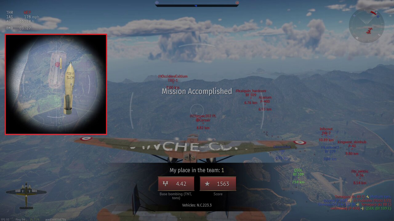 War Thunder - Place first with strategic bombing! / Placez-vous en premier avec un bombardement stratégique !