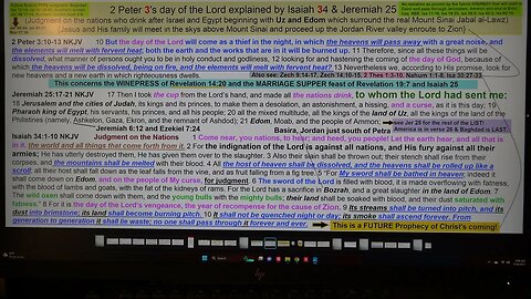 2 Peter 3 explained by Isaiah 34