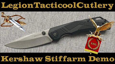 Kershaw Stiffarm Cutting Demo!