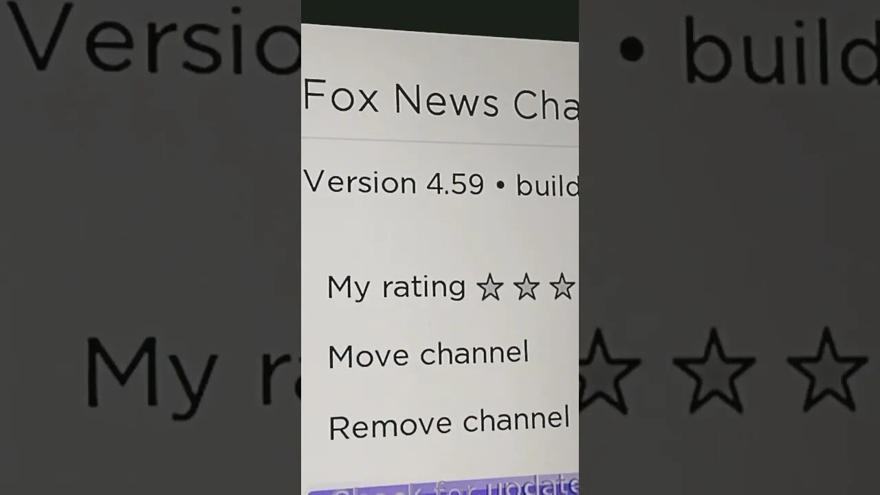 How to remove Fox News channel from ROKU