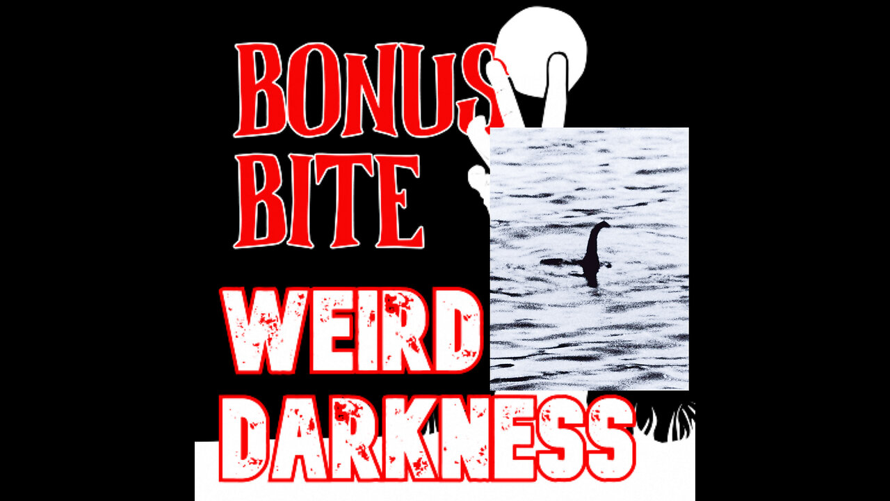 WANT TO JOIN THE SEARCH FOR THE LOCH NESS MONSTER? #WeirdDarkness #BonusBite