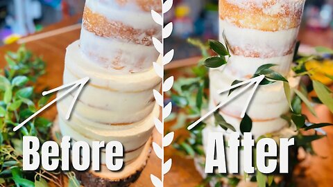 HOW TO MAKE A NAKED WEDDING CAKE | White Wedding Cake | Follow Along