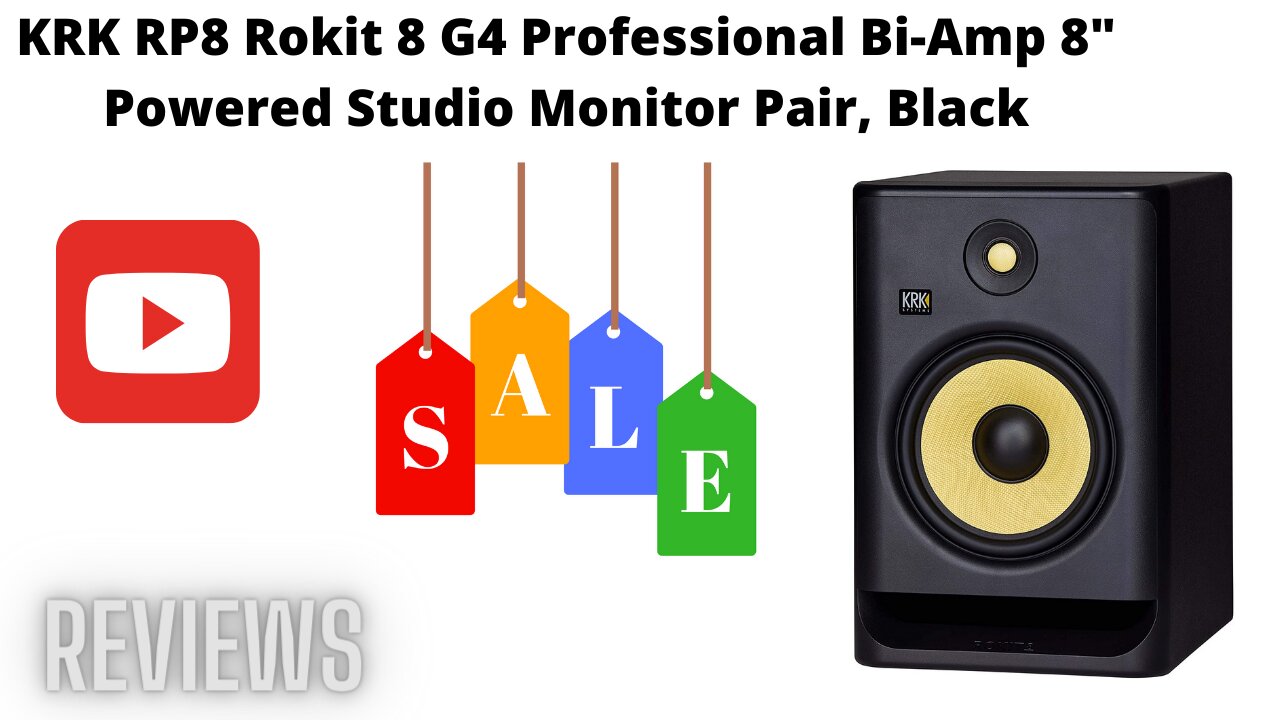 KRK ROKIT 5 G4 5" 2-Way Active Studio Monitor (Pair, Black) #shorts