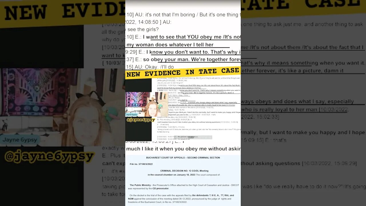 *NEW* Evidence in the Tate Case | #tatebrothers #andrewtate #redpill #manosphere #domesticviolence