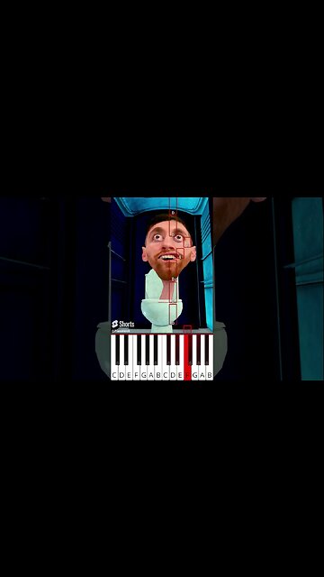 Skibidi Toilet⚽🏃‍♂️🚽Messi VS Ronaldo (@LordAhmed3d) - Octave Piano Tutorial