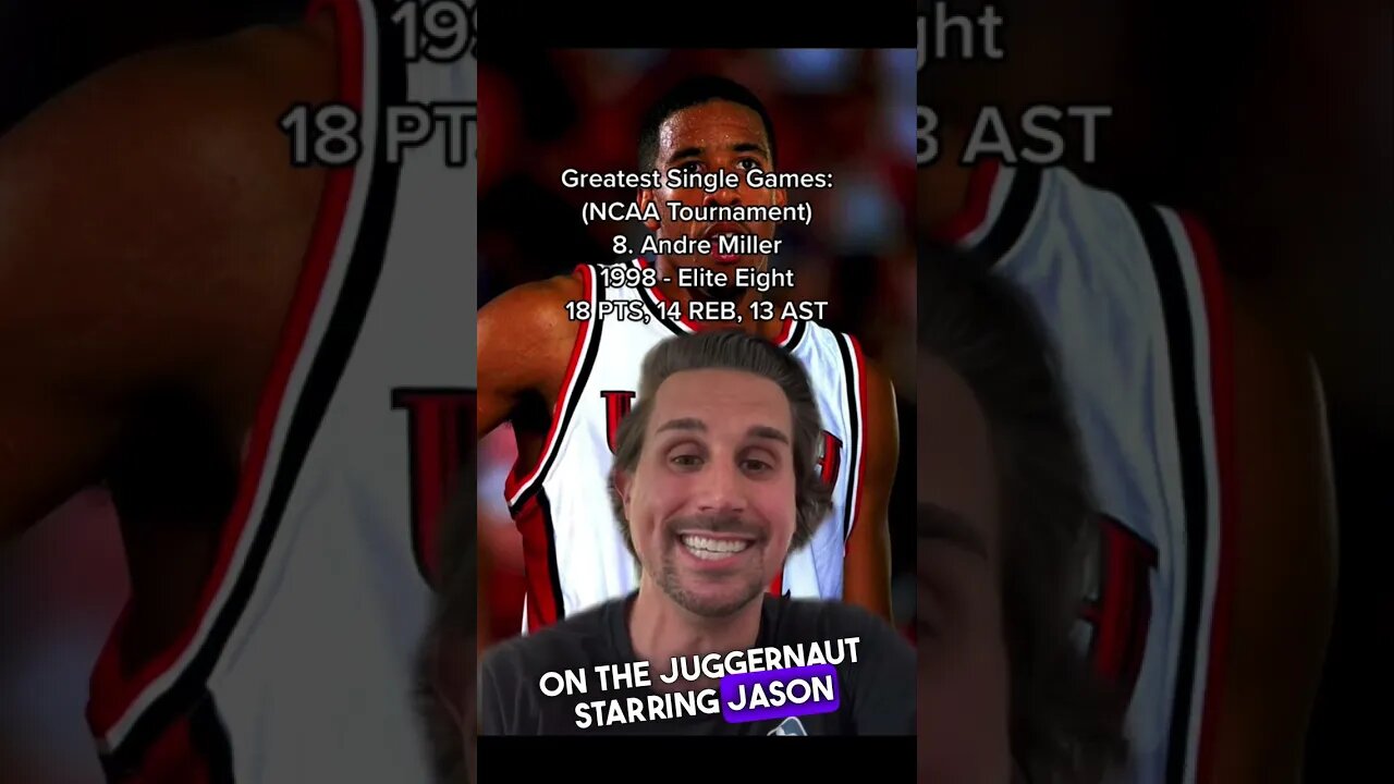 Andre Miller Greatest NCAA Tournament Performance EVER?! #shorts