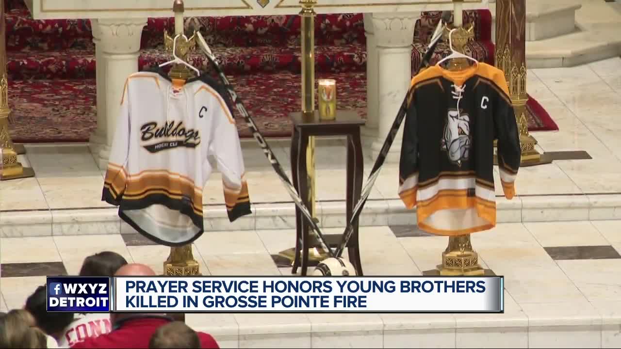 Prayer service honors young brothers killed in Grosse Pointe fire