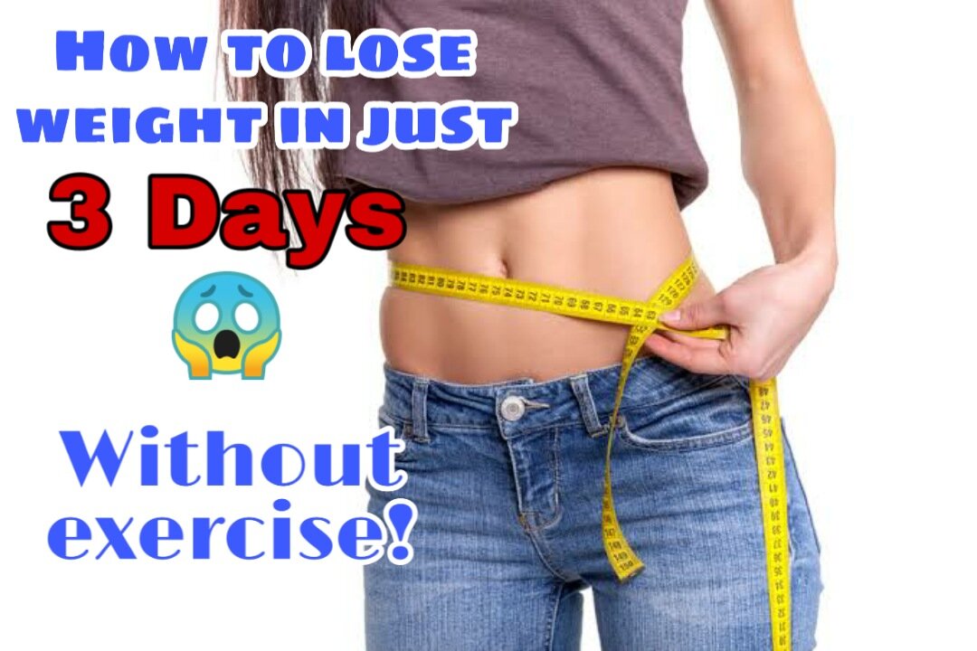 Lose Weight in just 3 DAYS! 😱