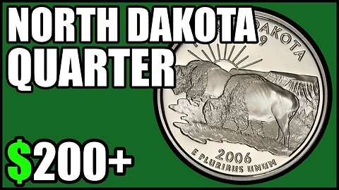 2006 North Dakota Quarters Worth Money - How Much Is It Worth and Why, Errors, Varieties, & History