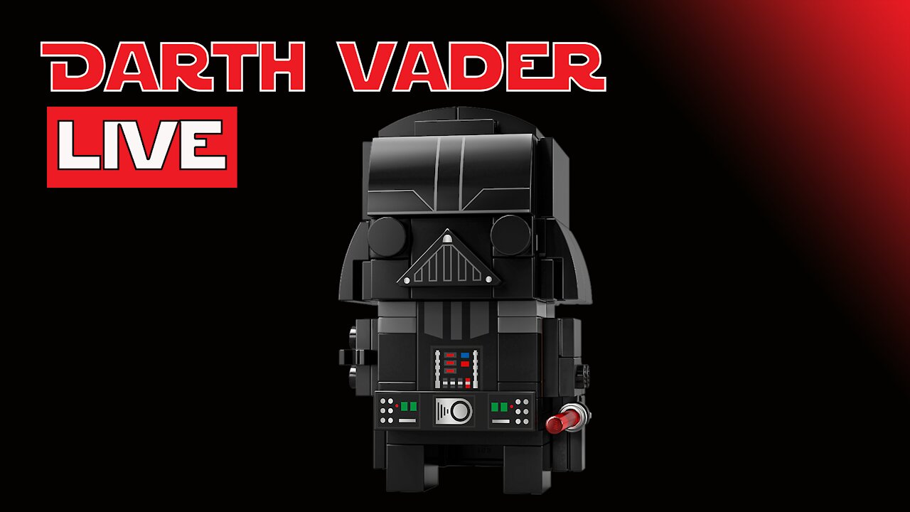 Darth Vader Brickheadz live build | Star Wars Lego | Lego 41619