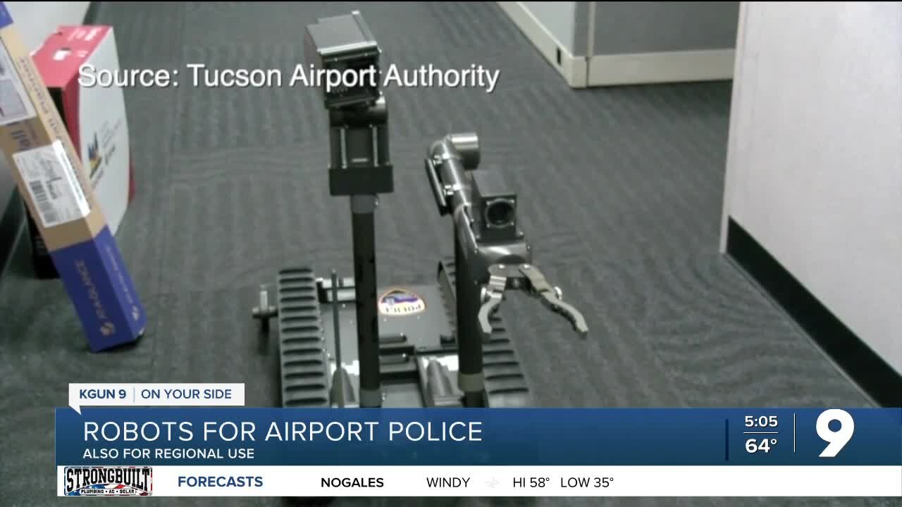 Tucson Airport Police get two public safety robots