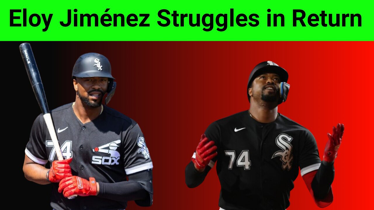 Eloy Jiménez Struggles in Return: White Sox vs. Rangers Game news