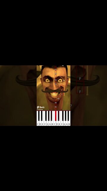 Skibidi Toilet 😎😵🧐 Different Moods (@musicoscinicos) - Octave Piano Tutorial