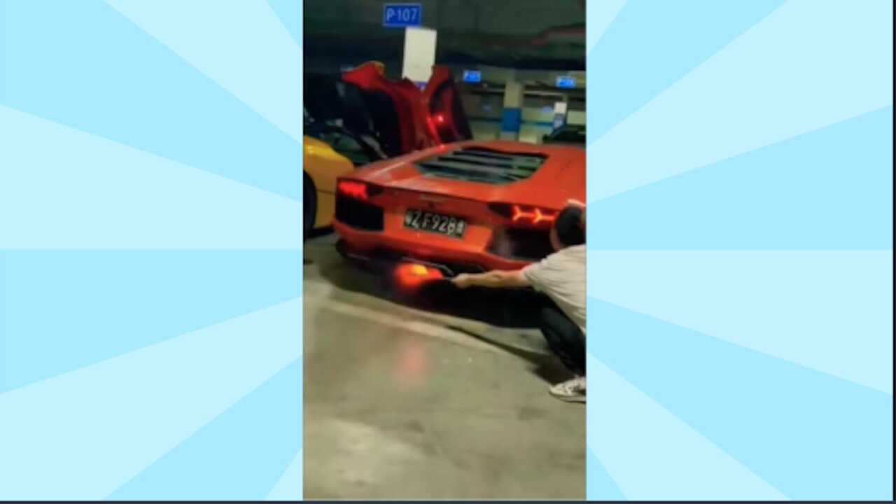 Grilled satay using lamborghini