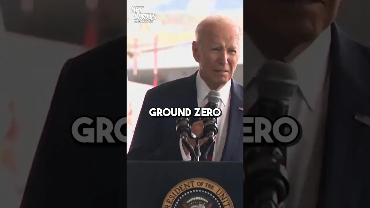 Joe Biden LIES about visiting Ground Zero on September 12