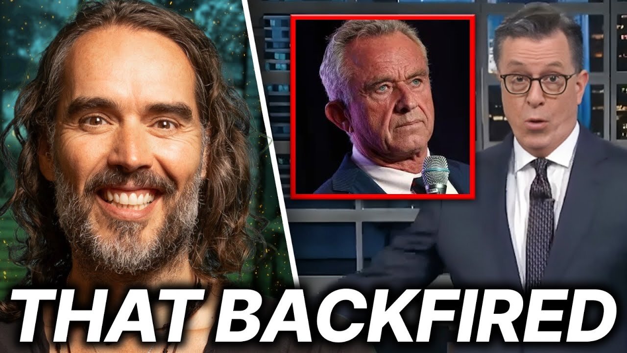 The Exact Moment Stephen Colbert’s Idiocy Blew Up in His Face —Russell Brand