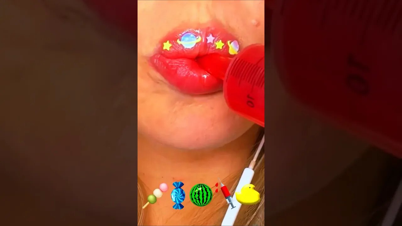 💉🫦Emoji Challenge Desafio#mukbang #asmr #eatingsounds #emojichallenge #drinkingchallenge