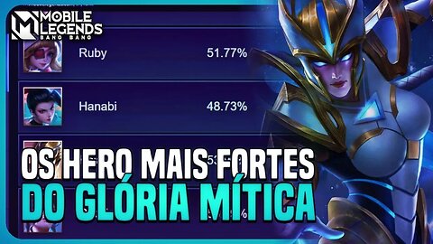 ESSES SÃO OS HERÓIS MAIS FORTES DO GLÓRIA | SETEMBRO 2023 META ML | MLBB
