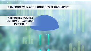 Kevin's Classroom: Why are raindrops tear shaped?