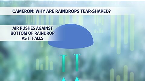 Kevin's Classroom: Why are raindrops tear shaped?