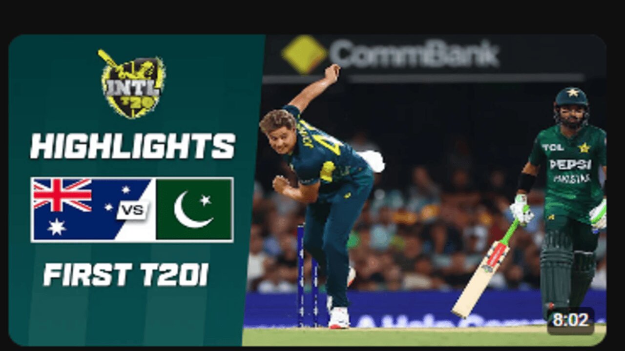 Australia v Pakistan | First T20I | T20I Series 2024-25