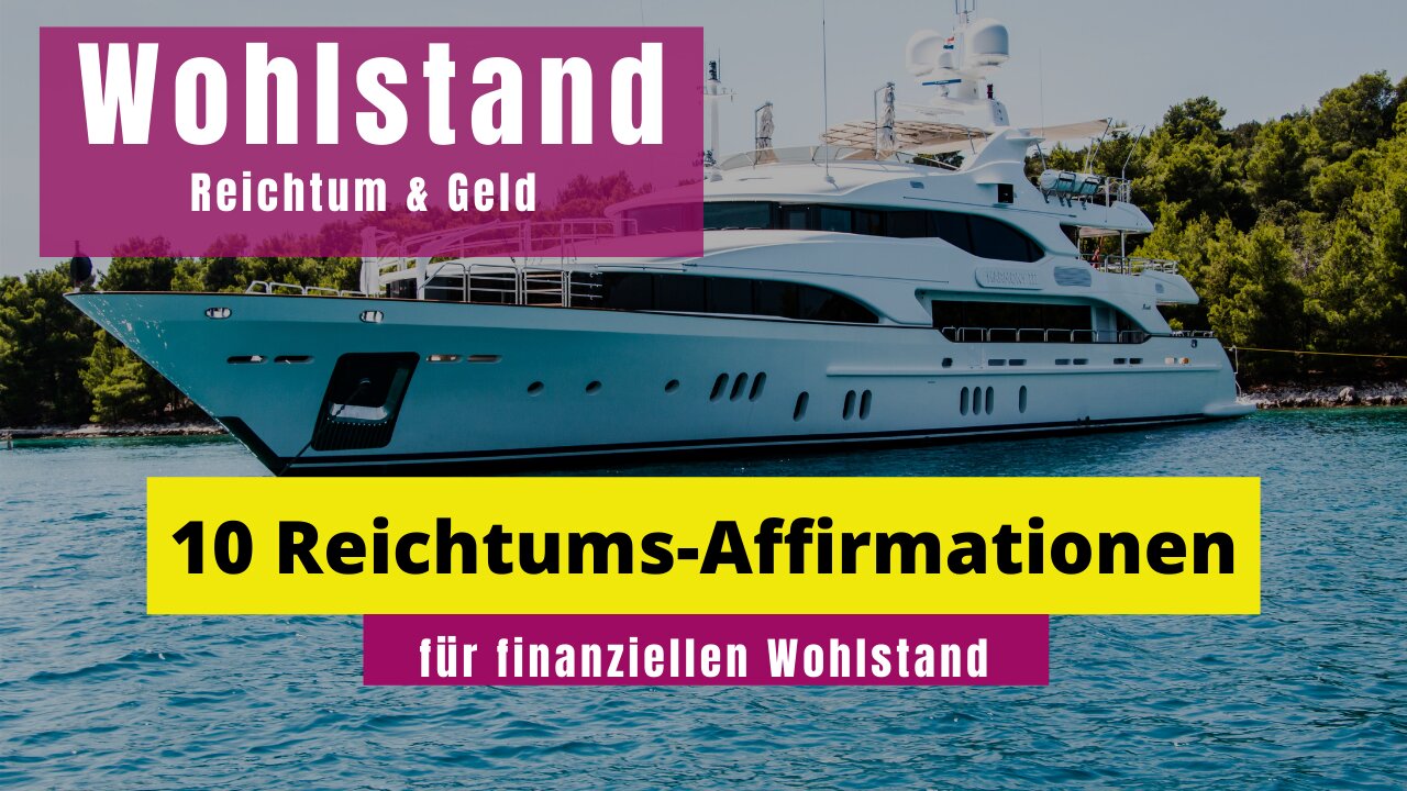 10 Reichtumsaffirmationen bringen Dir Wohlstand