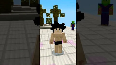 Dragon ball z no universo do minecraft!!!!!🤯😱😱 #viral #minecraft #shorts