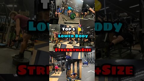 Top 5 Lower Body Exercises (Strength and Size)