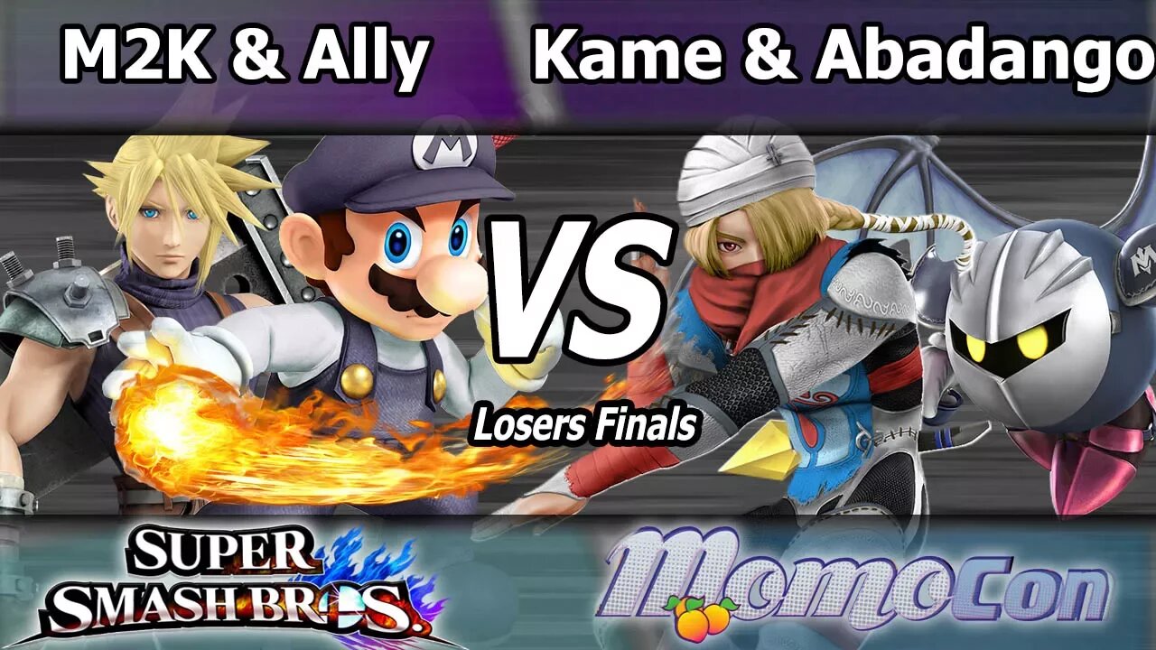 FOX MVG|Mew2King & C9|Ally vs. DNG|Kameme & LG|Abadango - Wii U Doubles Losers Finals - Momocon 2017