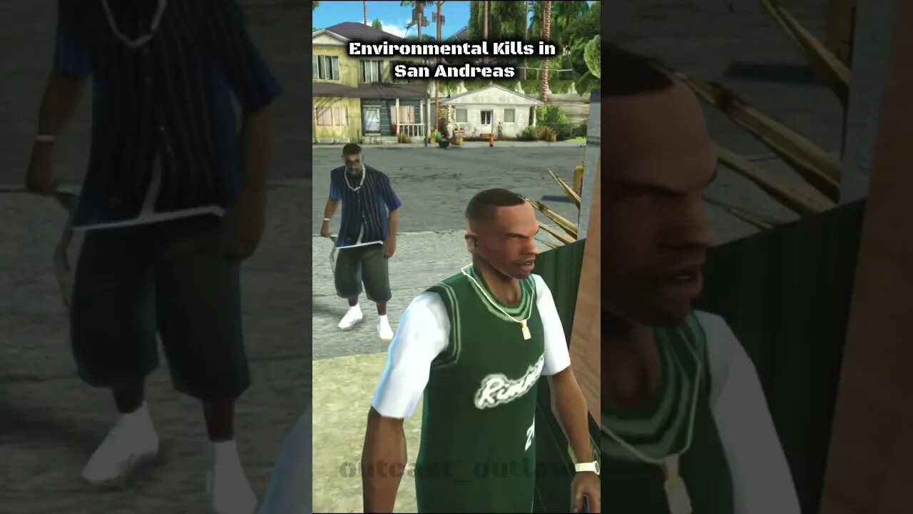 Environmental Kills #gta #sanandreas #shorts