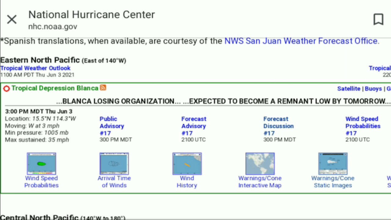 6/3/21 Tropical Update