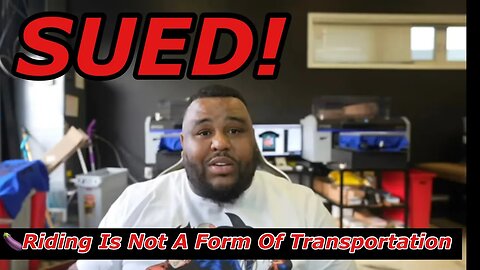 @omiinahellcat Getting Sued! D*#K Riding Is Not A Form Of Transportation