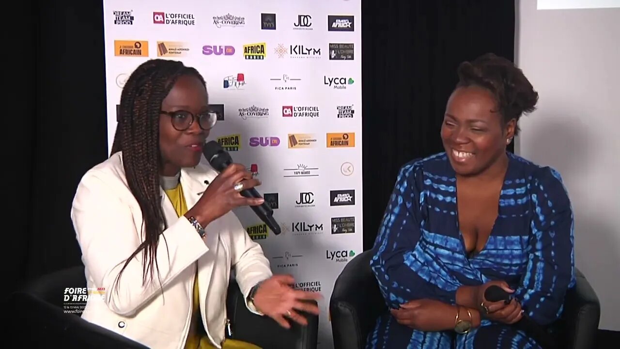 Rachel CLERC interviewé par Sylvie NDONGALA à la 3ème édition de la foire d'Afrique paris 2023 !