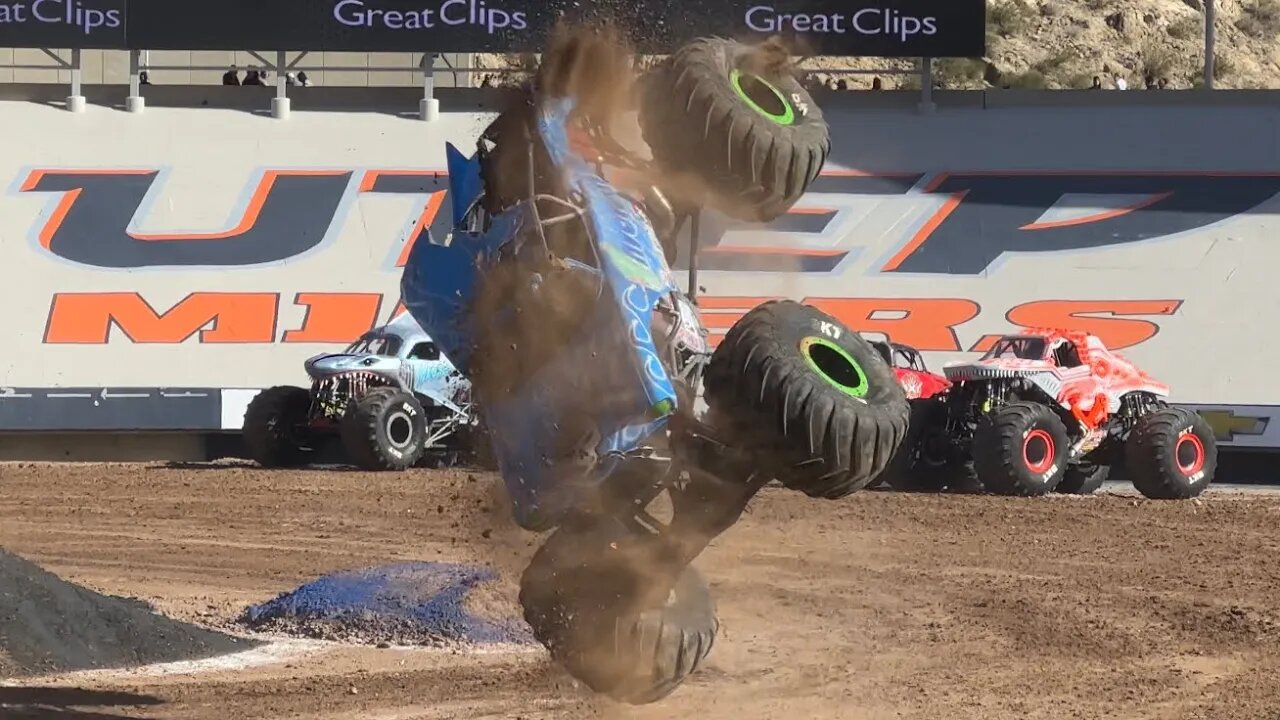 Monster Jam El Paso 02/26/2023 Highlights (4k60fps)