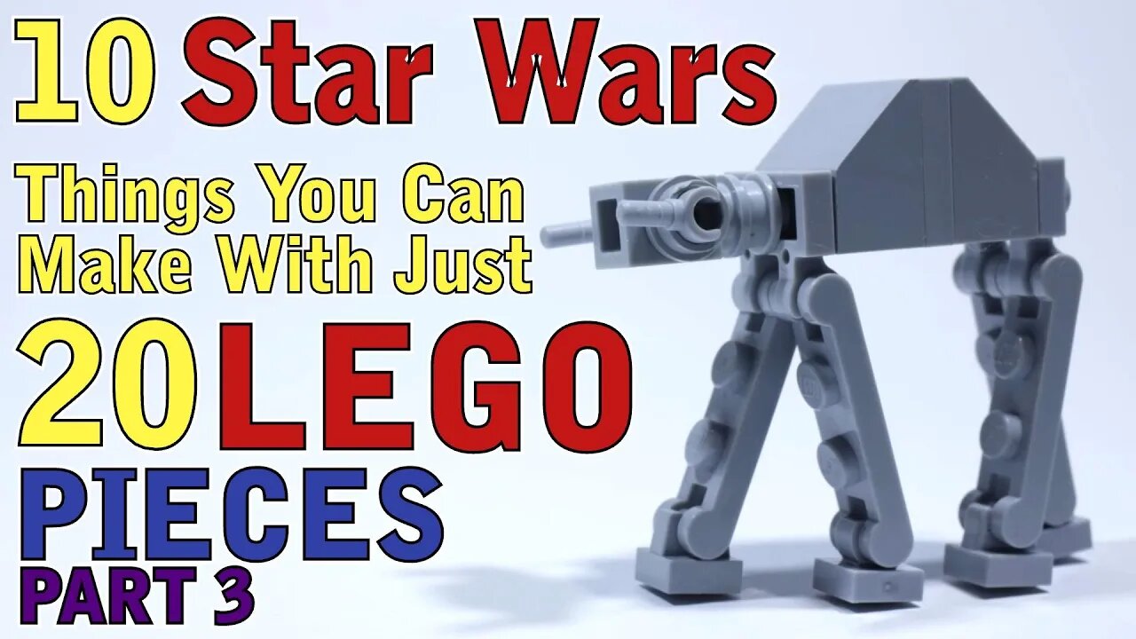 10 Star Wars things you can make with 20 Lego pieces Part 3