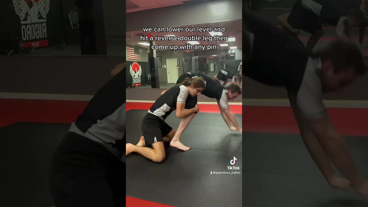 Reverse double leg #bjj #mma #martialarts