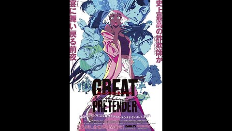 LA PREMIÈRE AFFICHE de l’anime GREAT PRETENDER : RAZBLIUTO !🗓️ sortie 2024 !