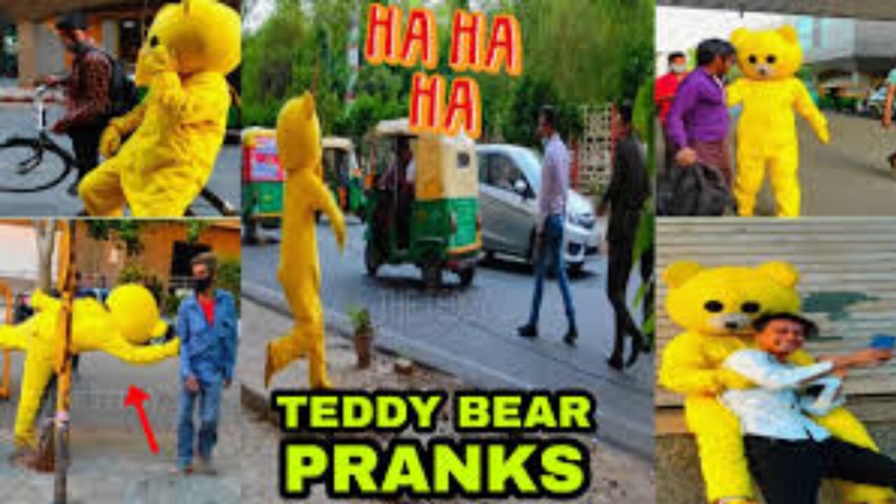 Teddy Bear Prank || Funny video.🤣